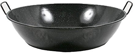 La estrella Paellera honda Bordonada de 38cm y 8 litros