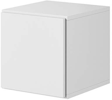 Mirjan24 Hängeschrank Robin R05, Schrank für Wohnzimmer, Farbauswahl, Wandschrank, Griffloses Öffnen, Schrank (Weiß)
