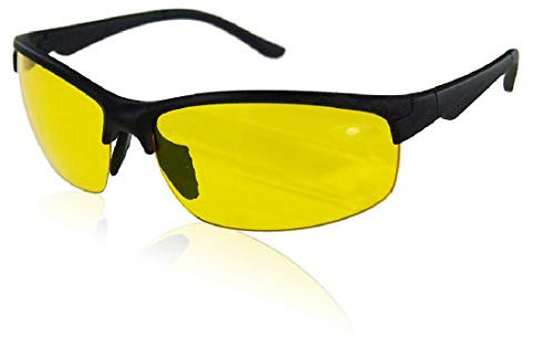 Boolavard Occhiali da guida notturni Antiriflesso, TAC polarizzati, visione notturna HD, lenti chiare, occhiali di sicurezza