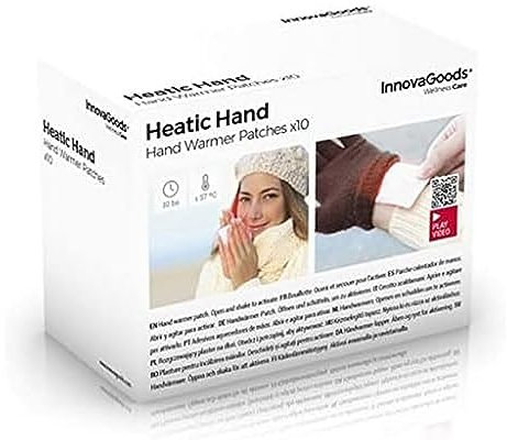 Innovagoods Parches Calentadores De Manos Heatic Hand Innovagoods (Pack De 10) 10 Unidades 390 g