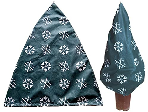 Voile D'Hivernage, Housse D'Hivernage Pour Plante, 2 PièCes Voile Dhivernage Rouleau, 90 Cm X 110 Cm Anti-Givre RéUtilisable Sac De Protection Des Plantes, Pour Olivier Arbre Citronnier (Neiger)