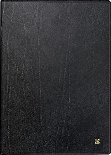 BRUNNEN Tageskalender Modell 765 2024 1 Seite = 1 Tag Blattgröße 14,3 x 20,2 cm schwarz