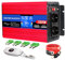 ETREPOW 1000W Wechselrichter 12v 230v Reiner Sinus Spannungswandler mit 2 EU-Steckdose und Einer 2,1A USB,Drahtlose Fernsteuerung,LCD Bildschirm und 2 Lüftern-Spitzenleistung 2000w Kfz Konverter