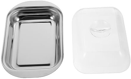 MAGICLULU 1pièce Plat à Beurre Inoxydable Avec Couvercle Récipient Hermétique Pour Cuisine Conserve La Fraîcheur Et Évite Les Odeurs Pour Restaurants Et Domicile