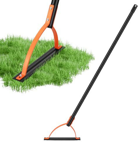 BlumWay Cortador de malezas de 152,4 cm con hoja afilada dentada de doble filo, herbicida manual, látigo de hierba, herramienta manual, dispositivo de mano, herbicida para malas hierbas demasiado