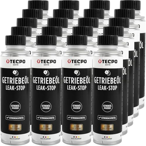 TECPO 20x Dichtungs-Additiv, 300ml Getriebeöl Verlust Stopp - Getriebedichtmittel zum Stoppen von Leckagen und ölgeschmierten Systemen