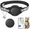 JIARUI Cat Tracker (1 Pack) Tracker für Katzen Keine monatliche Gebühr Funktioniert mit Apple Find My (nur iOS) GPS Ortungsgerät mit abbrechbarem Halsband für Katzen