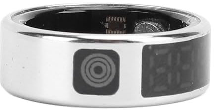 Smart Ring, Fitness -Tracking -Smart Ring mit Bildschirm, Überwachung des Schrittzählers, IP68 Wasserdicht, Kompatibel mit/Android, für Männer Frauen (Typ 11)