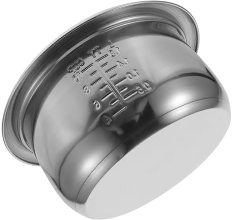 Cabilock Olla Interior De Acero Inoxidable 304 para Arrocera De 4l Revestimiento De Olla De Cocción Accesorio Doméstico para Cocina Repuesto para Arrocera