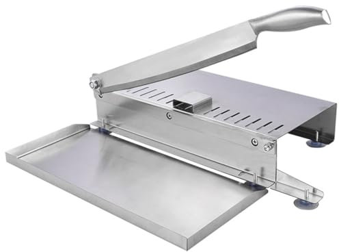 Mobestech Cuchillo Para Trinchar De Acero Inoxidable Cortadora De Costillas y Carne Congelada Para Cortar Pollo Carne De y Pescado Casa