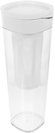 BAZEITFLOW Jarra de Agua Fría con Filtro Integrado Capacidad Grande para Uso Doméstico Diseño Seguro y Saludable para Bebidas y Té Casa