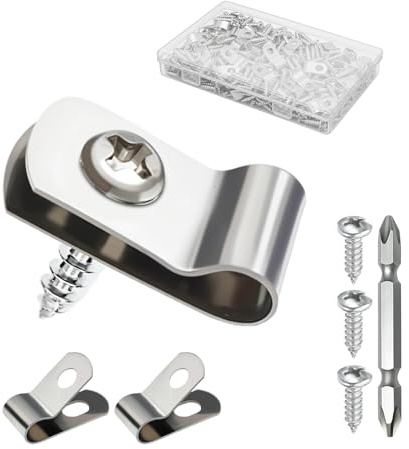 ZKAILCF Attache Grillage Fixation pour Clôture Clips Grillage Rigide 4mm