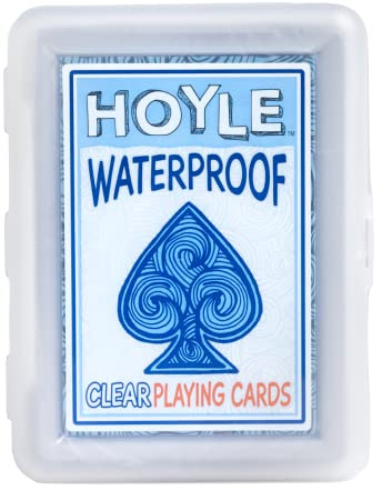 Hoyle Waterproof Clear Playing Cards