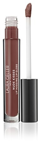 LAURA GELLER NEW YORK Nude Kisses Lip Hugging Lip Gloss - Non-Sticky Finish, Ultra Creamy, High Shine Lip Moisturizer with Vitamin E and Shea Butter, Cocoa-Nut, 2.9 ml