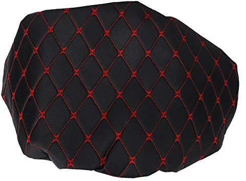 Keenso Motocicleta Scooter Ciclomotor Asiento Asiento, 3D Antideslizante Cuero Artificial A Prueba de Sol Batería eléctrica Almohadilla de la Cubierta del Asiento de la Motocicleta(XL)