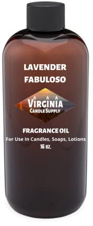 Lavender Fabuloso Fragrance Oil (Our Version of The Brand Name) (16 oz Bottle) for Candle Making, Soap Making, Tart Making, Room Sprays, Lotions, Car Fresheners, Slime, Bath Bombs, Warmers…