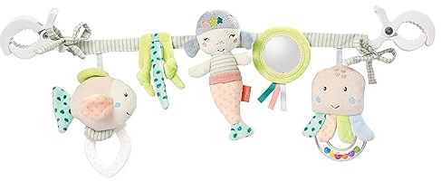 Fehn Cadena para cochecito Niños del mar - cadena móvil para bebés con simpáticas figuras para colgar en el cochecito, la silla de bebé o la cuna - Accesorio para bebés y niños a partir de 0 meses