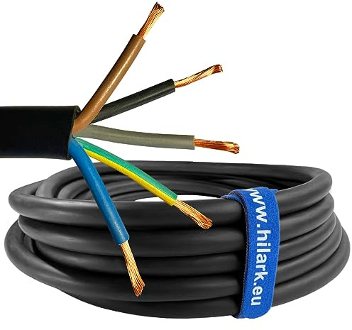 Hilark Cable Tech Gummikabel H07RN-F 5x4 mm² (5g4 mm2) 25m schwarz