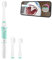 TrueLife SonicBrush Kid G Sonische Zahnbürste für Kinder von 5-9 Jahren, Lehrvideo, 3 Bürstenköpfe, Timer, weiche Borsten, 30 Tieraufkleber, LED Beleuchtung, Batteriebetrieben, kompaktes Design,