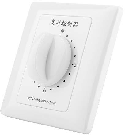 Temporizador de Bomba de Agua Excelente, Seguro Y Fácil de Operar, Temporizador de Cuenta Regresiva Respetuoso con el Medio Ambiente, Duradero para Usar en(Interruptor de Temporizador de 15 Minutos)