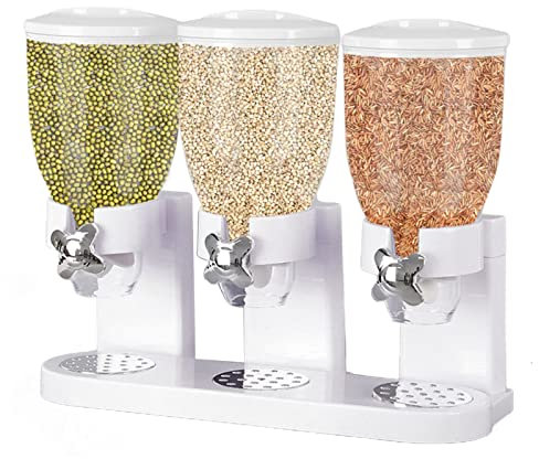 Dispensador De Cereales Dispensador De Cereales Triple Encimera Dispensador De Arroz Dispensador De Dulces Dispensador De Alimentos Secos Triple Encimera Dispensador De Alimentos Triple Encimera Coc