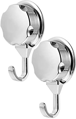 Cabilock 2 Piezas Fuerte Gancho De Ventosa. Ganchos De Baño Perchas De Succión De Baño Ganchos De Puerta De Palo Colgador De Succión Perchas De Succión De Toalla Abdominales Pesado