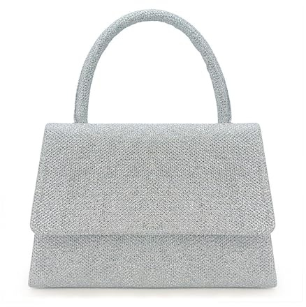 TOFBS Clutch Damen Abendtasche Klein Glitzer Handtasche Elegant Hochzeit Clutches Braut Kleine Tasche Party Abend Glänzend