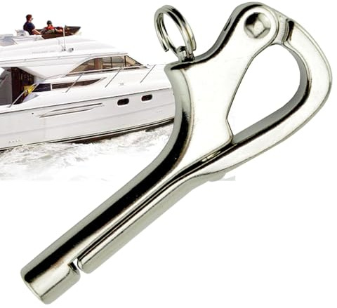 Manilles de bateau | Crochet de manille en acier inoxydable pour bateau, manille haute dureté, crochet de charge solide pour les déplacements, les visites touristiques, la pêche