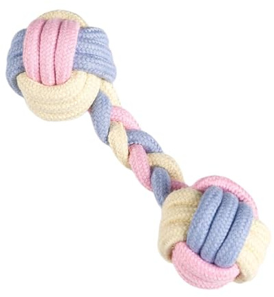 Dog Rope Ball, Dog Rope Ball Tug Toy, Chewing Cotton Balls | Chewing Cotton Toy for Teething Dogs, Soft Chewer Cotton Balls, Dog Knot Ball Rope Toy for Oral Care and Dental Care