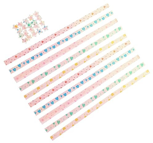 Gogogmee 800stücke Origami Papierstreifen Für Bastelarbeiten Bunte Faltpapier-streifen Für Kreative Kunstprojekte Und Dekoration Doppelseitige Sternpapierstreifen Für Erwachsene