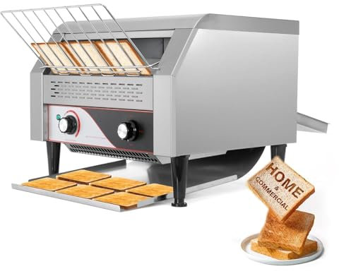 Tostadora De Cinta Transportadora, Horno Comercial De Cinta Transportadora, Horno Tostador De CajóN, MáQuina Tostadora Para Preparar Pan, Bagels,Tostadora De Panecillos,Calentador De Panecillos,110V