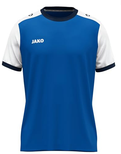 JAKO Unisex tröja dynamisk, kortärmad, kungs/vit/marinblå, 3XL