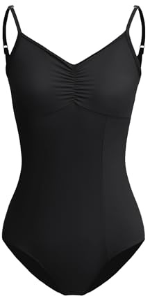 ZYXWVU Ballett Trikot Damen Ärmellos Rückenfrei Ballett Body Tanzbody Damen