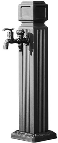 CLLXDZ Robinet Exterieur Jardin, Fontaine exterieure de Jardin, Fontaine de Jardin avec Support de Tuyau, Fontaine d'eau for Villa et Jardin(110cm/43in)