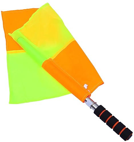BESPORTBLE 1pc Commanding Referee Flag for Soccer and Sports Hand Waving Flags for Match Officials Durable and Lightweight Training Referee Flags for Football Games The UK