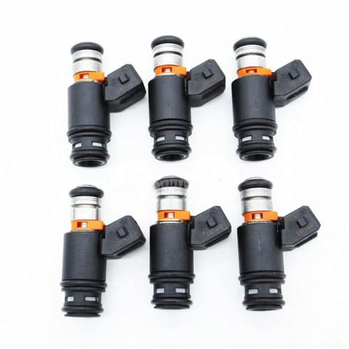 ZSHYTWE Einspritzdüsen 6 Teile/los Kraftstoff Injektor Für VW Für Golf Für Jetta Für Eurovan 2,8 V6 IWP022 805000348303 021906031D 021906031B FJ573 Einspritzventil Einspritzdüse