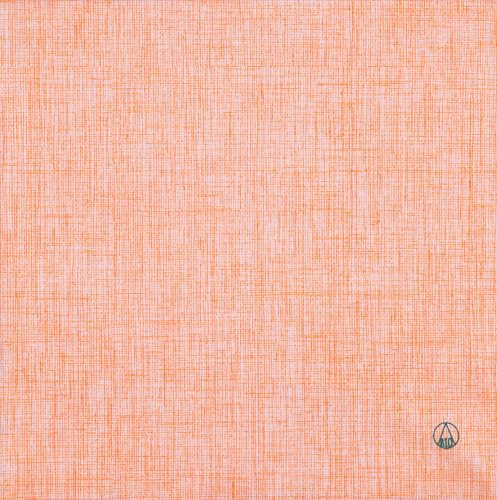 BIO Einweg Servietten, kompostierbar, stoffähnlich 40x40 cm, ¼ Falz BIO-EASY in Leinenoptik, Ideal für Hochzeit, Taufe, Kommunion, Geburtstage, 50 Stk. (Mandarine)