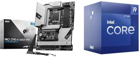 MSI PRO Z790-A MAX WIFI Motherboard ATX - Supports Intel 12th & 13th Gen Core Processors + Intel® Core™ i9-12900K Desktop Processor 16