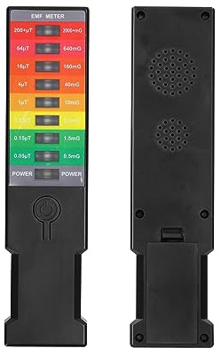 Contadores Geiger, Medidor de Gauss EMF de campo electromagnético portátil, Detector de de fantasmas, Detector de campo magnético EMF portátil, medidor de Gauss de 8 LED