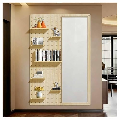 LXHELIVERY Pizarra Magnética, Kit Combinado De Tablero Perforado Y Organizador De Pared, Tablero De Anuncios Magnético con Accesorios, Ideal para Paredes, Refrigeradores Y Armarios.(95X120 CM)