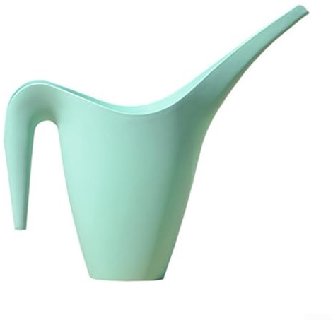 Annaffiatoio in plastica da 1 l, progettato per vasi da fiori, piante da giardino e contenitori da interni, con beccuccio esteso per una facile manipolazione