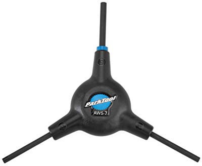 Park Tool Park Tool Unisex – Erwachsene Y-Schlüssel AWS-7 4/5-T25 3-Wege-Sechskant, Schwarz, Einheitsgröße