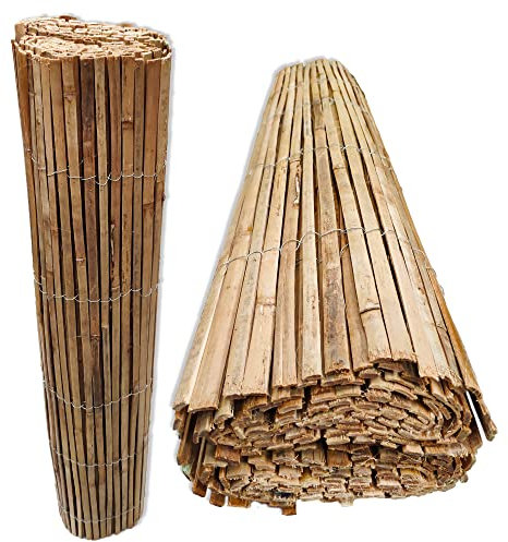 Bamboo Fence Screening by Homatz | Slat Fence - Garden Screening for Privacy & Protective Screens | Privacy Screening for Garden and Outdoor (1m x 4m)