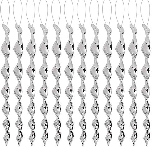 Vogelabwehr Windspiel, Specht Abwehr, Vogelschreck Reflektierend, 12er Set Reflektierende Windspirale, Specht Abwehr zur Halten Sie Vögel Weg von Ihrem Haus für Balkon und Garten