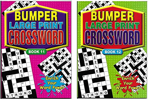 W.F. Graham 2 x Bumper Large Print Crossword - 2 Book Set