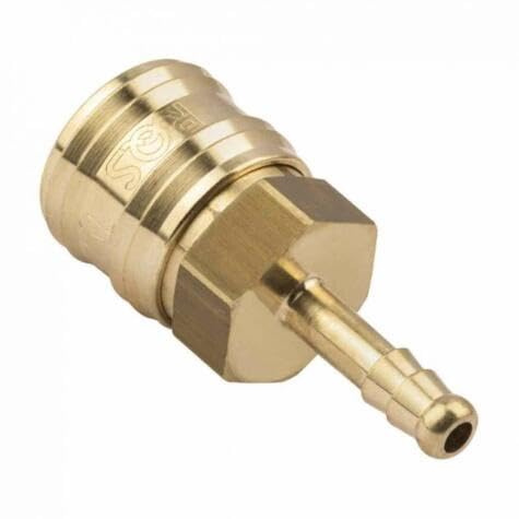 SIO Enchufe Rápido Aire Comprimido Espiga 6mm Conector Neumático para Manguera Racor Rápido Compresor Herramientas Neumáticas Acople Rápido Universal Taller Alta Resistencia