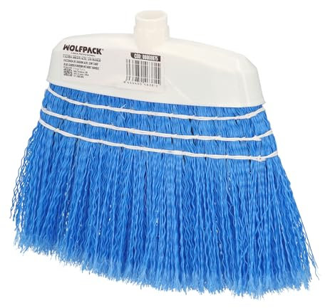 Scopa Giardino Blu con Lacci Senza Manico, Scopa Terrazze, Terrazze, Garage, Strade,