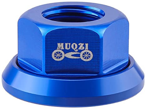 Yfenglhiry Aluminum Alloy Hubs Nut, M10 Bicycles Hubs Nut Bike Nut Part Before Rear Wheel Lock Screw Bicycles Nut, For Bike