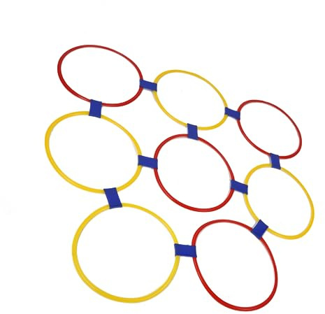 Verdant Touch Sensorische Trainingsreifen für Kinder, Sprungringe für sensorisches Training, 10 Stück, Durchmesser 37 cm