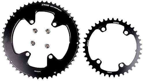 MAYANGYANG Kettenblatt 110bcd Doppelkettenblatt Rennrad 52 36T 53 39T 54 40T 50 34T 46 32T Kettenblatt 38 ZäHne(Round 53-39T)